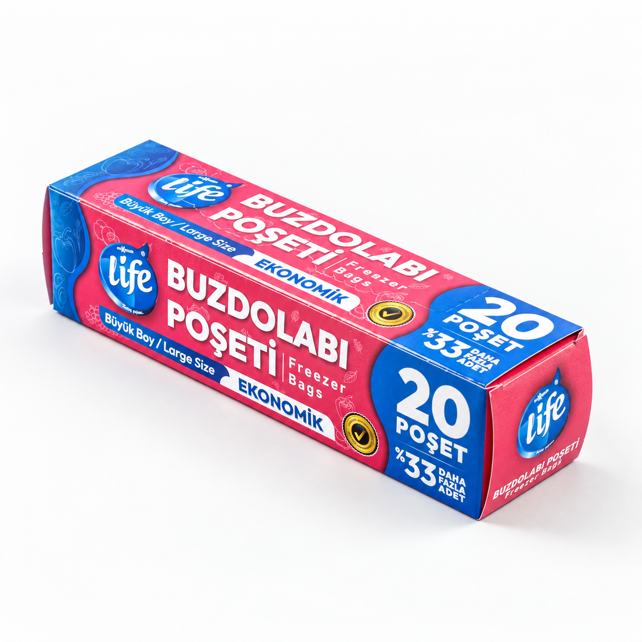 Ekonomik Büyük Boy Buzdolabı Poşeti önizleme 2