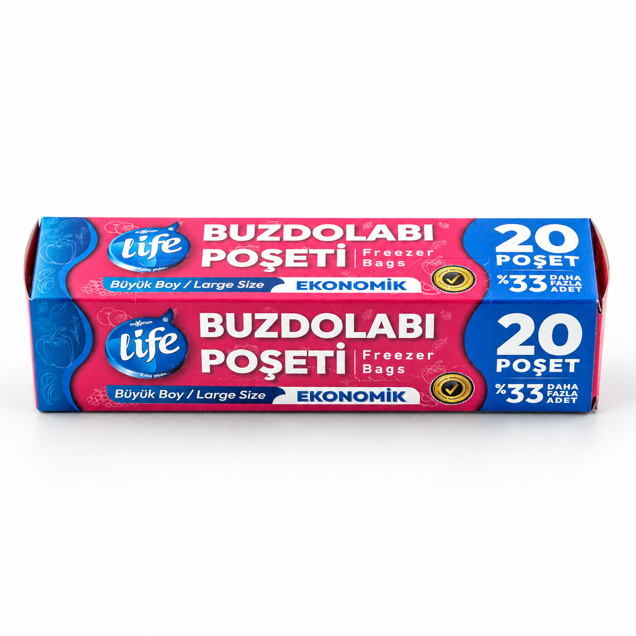 Ekonomik Büyük Boy Buzdolabı Poşeti önizleme 3