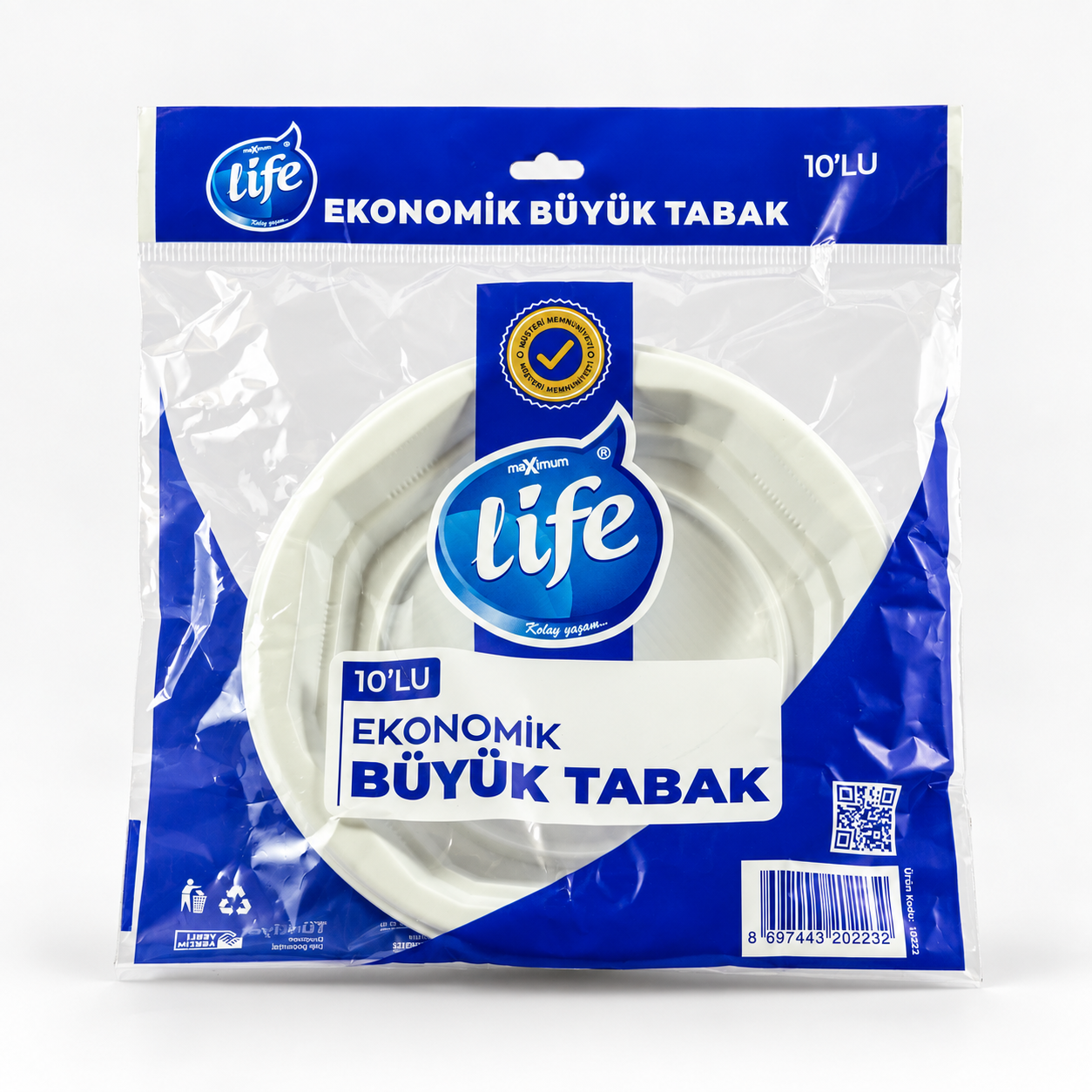 Ekonomik Büyük Boy Servis Tabağı önizleme 2