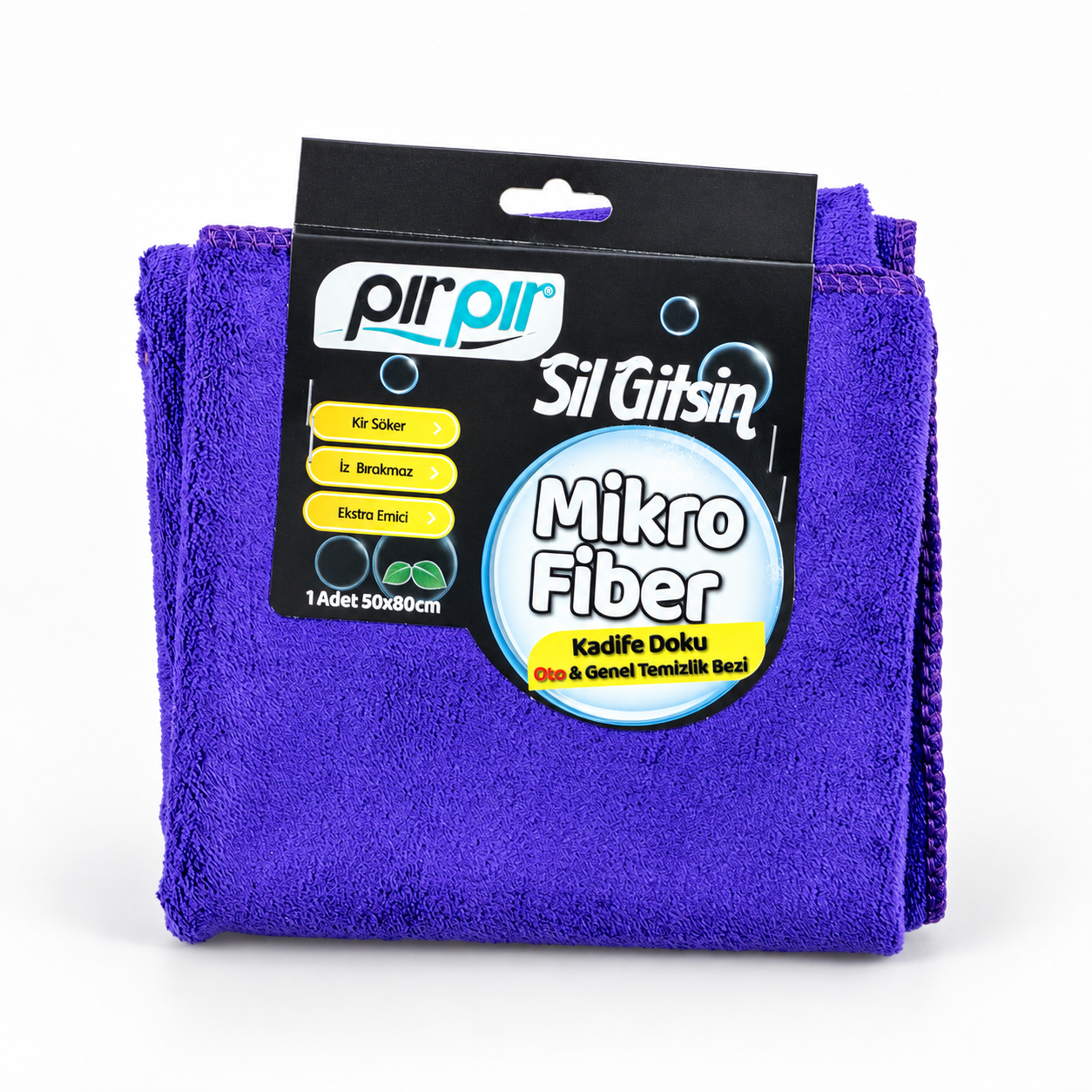 Sil Gitsin Kadife Doku Mikrofiber Temizlik Bezi önizleme 2